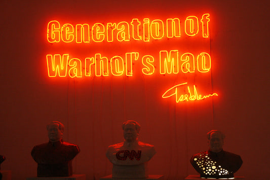 Neon Light collection - Warhol Mao's Gen